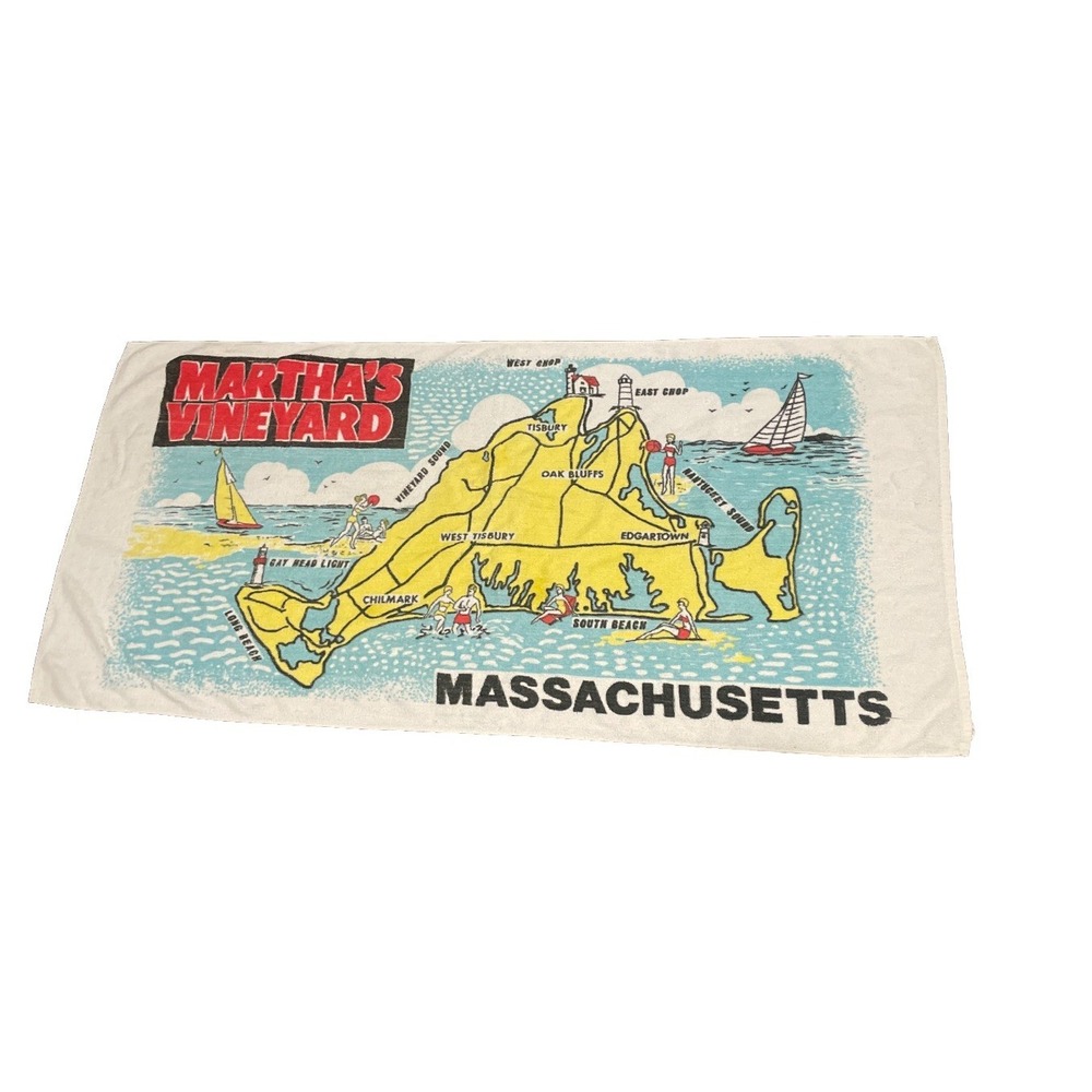 Vintage Martha's Vineyard Beach Towel